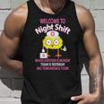 Bsn Lpn Cna Funny Nursing Chick Welcome To Night Shift Nurse Unisex Tank Top Gifts for Him