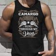Camargo Name Gift Camargo Blood Runs Throuh My Veins Unisex Tank Top Gifts for Him