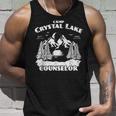 Camp Camping Crystal Lake Counselor Vintage Horror Lover Counselor Tank Top Gifts for Him