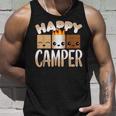 Campfire Camping Outdoor Friends Smores Happy Camper Unisex Tank Top Gifts for Him