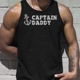 Captain Daddy Sailing Boating Vintage Boat Anchor Funny Unisex Tank Top Gifts for Him