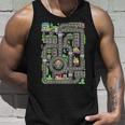 Car Road On Dad Back Fathers Day Play With Son Tank Top Gifts for Him