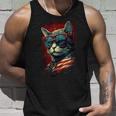 Cat 4Th Of July Meowica Patriotic Unisex Tank Top Gifts for Him