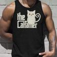 Cat Dad The Catfather Funny Cats Kitten Unisex Tank Top Gifts for Him