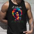 Celebrate Junenth African American Freedom Afro Black Unisex Tank Top Gifts for Him