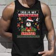 This Is My Christmas Sweater Schnauzer Dog Ugly Merry Xmas Tank Top Gifts for Him