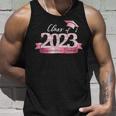 Class Of 2023 Congratulations Graduate Pink Black Outfit Unisex Tank Top Gifts for Him