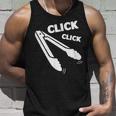 Click Click Tongs Bbq Barbecue Funny Unisex Tank Top Gifts for Him