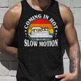 Coming In Hot But In Slow Motion Pontoon Boat Captain Men Unisex Tank Top Gifts for Him