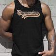 Commanders Name Retro Vintage Apparel Commanders Lover Tank Top Gifts for Him