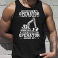 Construction Worker Excavator Heavy Equipment Operator Construction Tank Top Gifts for Him