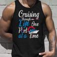 Cruising Through Life One Port At A Time Boating Cruise Trip Tank Top Gifts for Him