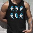 Cute Dolphin Animal Ocean Biologists Dolphin Lover Unisex Tank Top Gifts for Him