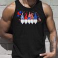 Cute Gnomes American Usa Flag Patriotic Happy 4Th Of July 1 Unisex Tank Top Gifts for Him
