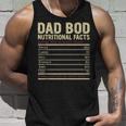 Dad Bod Nutritional Facts Funny Father Unisex Tank Top Gifts for Him