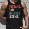 Dad Husband Jiu Jitsu Legend Jiu Jitsu Dad Fathers Day Unisex Tank Top Gifts for Him
