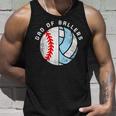 Dad Of Ballers Funny Baseball Volleyball Dad Daddy Papa Unisex Tank Top Gifts for Him