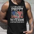 Dad Pappy And A Veteran Fathers Day Gift Gift For Mens Unisex Tank Top Gifts for Him