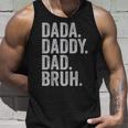 Dada Daddy Dad Bruh Fathers Day Vintage Daddy For Mens Tank Top Gifts for Him