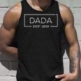 Dada Est 2023 Retro Fathers Day For New Dad Him Papa Grandpa Unisex Tank Top Gifts for Him