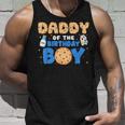 Daddy Of The Birthday Boy Milk And Cookies 1St Birthday Tank Top Gifts for Him