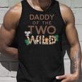Daddy Of The Two Wild Animal Safari 2Nd Birthday Theme Unisex Tank Top Gifts for Him