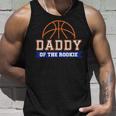 Daddy Of Rookie 1St Birthday Basketball Theme Matching Party Tank Top Gifts for Him