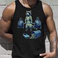 Deadlifting Raccoon Weightlifting Bodybuilding Fitness Gym Tank Top Gifts for Him