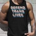 Defend Trans Lives Black Trans Matter Transgender Pride Unisex Tank Top Gifts for Him