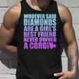Diamonds Are Girls Best Friend Never Owned Corgi Unisex Tank Top Gifts for Him