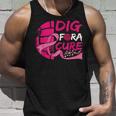 Dig For A Cure Breast Cancer Awareness Volleyball Pink Unisex Tank Top Gifts for Him