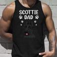 Dog Scottish Terrier Cool Scottish Terrier For Men Dad Scottie Dog Lover Owner Unisex Tank Top Gifts for Him