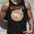 Dog Scottish Terrier Mens Dog Dad Of A Spoiled Scottie Dog Owner Scottish Terrier 2 Unisex Tank Top Gifts for Him
