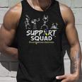 Down Syndrome Awareness Skeleton Support Squad Halloween Tank Top Gifts for Him