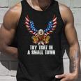 Eagle American Flag Vintage Retro Try That In My Town Tank Top Gifts for Him