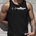 Ekg Heartbeat Uss Alabama Bb60 Battleship Unisex Tank Top Gifts for Him