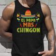 El Papa Mas Chingon Proud Mexico Lover Mexican Country Dad Unisex Tank Top Gifts for Him