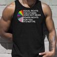 Equal Rights For Others Its Not Pie Lgbt Ally Pride Month Unisex Tank Top Gifts for Him