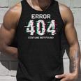Error 404 Costume Not Found Halloween Coding Coder Tank Top Gifts for Him