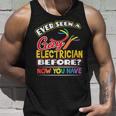 Ever Seen A Gay Electrician Before Now You Have Pride Unisex Tank Top Gifts for Him