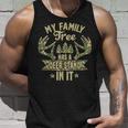 My Family Tree Has A Deer Stand In It Camo Hunting Vintage Tank Top Gifts for Him