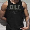 Fathers Day Dilf Damn I Love Firearms Funny Unisex Tank Top Gifts for Him
