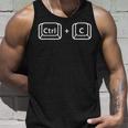 Fathers Day Gift Ctrl C & Ctrl V Dad & Baby Matching New Dad Unisex Tank Top Gifts for Him