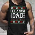 Feliz Navi Dad-Navidad Ugly Christmas Sweater Tank Top Gifts for Him