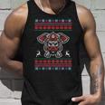 Firefighter Ugly Christmas Sweater Fireman Xmas Tank Top Gifts for Him