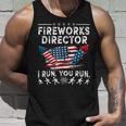 Fireworks Director If I Run Funny 4Th Of July Fourth Men Unisex Tank Top Gifts for Him