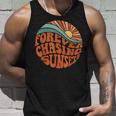 Forever Chasing Sunsets Unisex Tank Top Gifts for Him