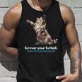 Forever Your Furball Thank You For Rescuing Me Cat Unisex Tank Top Gifts for Him