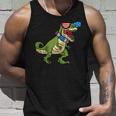Fourth Of July Trex American Flag Us Men Women Kids Boys Unisex Tank Top Gifts for Him