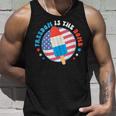 Freedom Is The Bomb Usa Flag Popsicle 4Th Of July Patriotic Tank Top Gifts for Him